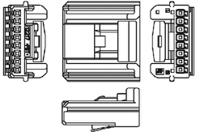1318757-1 TE Connectivity, MULTILOCK 025/090 II Male Connector Housing, 2.2mm Pitch, 26 Way, 2 Row