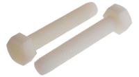 232-6884 RS PRO Plain Nylon, Hex Bolt, M10 x 60mm