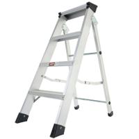 285-134 RS PRO Aluminium 4 steps Step Ladder, 1.97m open length