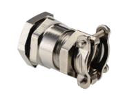 5210331052106800 Lapp SKINDICHT Series Metallic Nickel Plated Brass Cable Gland, M16 Thread, 5mm min., 8mm max., IP55