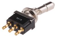 ftd59g04 TE Connectivity Toggle Switch, Panel Mount, On-On, SPDT, Solder Terminal, 125V ac