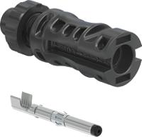 320347p0001 Staubli MC4-Evo 2 Series, Male, Panel Mount Solar Connector, Cable CSA, 4mm², Rated At 42A, 1.5 kV PV-ADS4