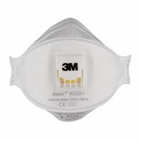 3m-aura-9332 3M Aura™ 9300+ Series Disposable Respirator for General Purpose Protection, FFP3, Valved, Fold Flat 10 per Package