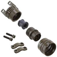 97-3057-1007 Amphenol Industrial, 97Size 12SL, 14, 14S Straight Cable Clamp, For Use With Jacketed Cable, Wires Protected