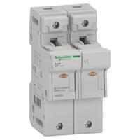a9gsb250 Schneider Electric Fuse Switch Disconnector, 2 Pole, 50A Max Current, 10 A, 12 A, 16 A, 20 A, 25 A, 32 A, 40 A, 50 A