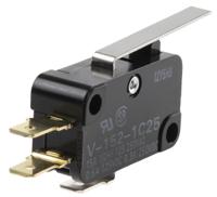 v-152-1c25 Omron Hinge Lever Micro Switch, Tab Terminal, 15 A @ 250 V ac, SPDT, IP40