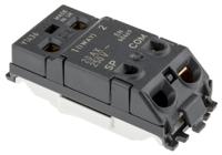 k4892-whi MK Electric 2 Way White Rocker Switch Grid Module 20A, Grid Plus Series