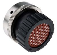 tn6s24-0048p1l-192900-0469 ITT Cannon Circular Connector, 48 Contacts, Cable, Standard Connector, Plug, Male, IP67, Trident Neptune Series