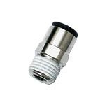 3175-08-21 Legris LF3000 Series Straight Threaded Adaptor, R 1/2 Male to Push In 8 mm, Threaded-to-Tube Connection Style