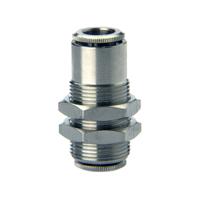 6590-6 Camozzi 6000 Series Bulkhead, 6 mm to M14, Threaded-to-Tube Connection Style, 6590 6