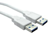 266-8499 RS PRO USB 3.0, Male USB A to Male USB A, 800mm