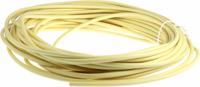 901-10014 HellermannTyton Silicone Rubber Yellow Cable Sleeve, 7.5mm Diameter, 25m Length, SLPLU 75 Series