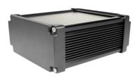 awn16-9-28ebb Takachi Electric Industrial AWN Black Aluminium Heat Sink Case, 275 x 156.3 x 81.3mm