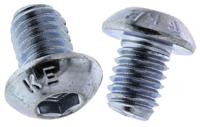 822-9189 RS PRO Bright Zinc Plated Steel Hex Socket Button Screw, ISO 7380, M6 x 8mm