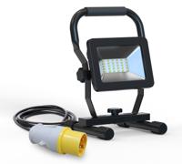 279-7514 RS PRO LED Work Light, 2400 lumens, CEE Plug, 110 V ac, IP44