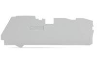 2116-1391 WAGO TOPJOB S, 2116 Series End and Intermediate Plate for Use with 2116 Series Terminal Blocks