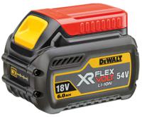 dcb546-xj DeWALT DCB546-XJ 6Ah 54V Power Tool Battery, For Use With 18V XR & 54V XR FLEXVOLT Tool