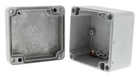 aln-080806-complete-up Fibox Euronord Series Unpainted Aluminium Enclosure, IP66, IP67, IP68, Unpainted Lid, 82 x 77 x 57mm