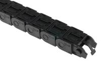 07160380 Igus 7, e-chain Black Cable Chain - Flexible Slot, W22.5 mm x D15mm, L1m, 38 mm Min. Bend Radius, Igumid G