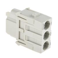 09140032701 HARTING Heavy Duty Power Connector Module, 40A, Female, Han-Modular Series, 3 Contacts