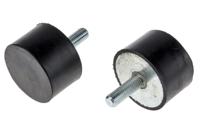 126-5930 RS PRO M10 Anti Vibration Mount, Male Buffer Foot with 169.2kg Compression Load