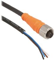 xzcpa1141l5 Telemecanique Sensors Female 4 way M12 to 4 way Free End Sensor Actuator Cable, 5 m