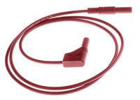 934082101 Hirschmann Test & Measurement Test lead, 16A, 1000V ac/dc, Red, 1m Lead Length