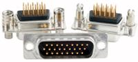 164a17459x CONEC 15 Way PCB D-sub Connector Socket, 2.28mm Pitch, with 4-40 UNC