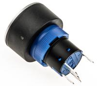 175-8298 RS PRO Illuminated Push Button Switch, Momentary, Panel Mount, 22.2mm Cutout, SPDT, Red LED, 250V ac, IP65