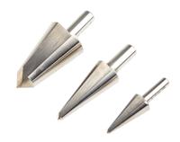 221-557 RS PRO 3-Piece Cone Cutter Set for Metal, 30mm Max, 3mm Min, HSS Bits