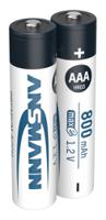 5030982 Ansmann MaxE NiMH Rechargeable AAA Battery, 800mAh, 1.2V