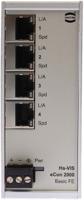 24020040010 HARTING DIN Rail Mount Industrial Ethernet Switch, 4 RJ45 Ports, 10/100Mbit/s Transmission, 28/48V dc