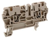 1608510000 Weidmuller  ZDU Series Brown, 2.5mm², Single-Level, Clamp Termination