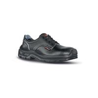 0rr20244-35 UPower TIGER Unisex Black Composite Toe Capped Safety Shoes, UK 2, EU 35