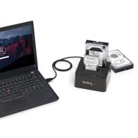 sdock2u313 StarTech.com USB 3.1 Gen 2 Hard Drive Docking Station for 2 Drives SATA Hard Drive 2.5 x 3.5in