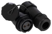 304-451 RS PRO Circular Connector, 2 Contacts, In-Line Cable Mount, SY21 Connector, Plug, Socket, Male/Female, IP68, SY21 Series