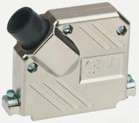 3357-6537-1c 3M 3357 Series ABS Angled D Sub Backshell, 37 Way