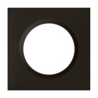 600861 Legrand Black 1 Gang Cover Plate Plastic Faceplates & Mounting Plates