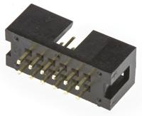 t821112a1s100ceu Amphenol Communications Solutions T821 Series Straight Through Hole PCB Header, 12 Contact(s), 2.54 mm Pitch, 2 Row,