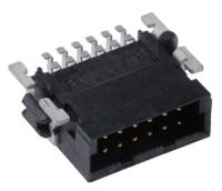 154763-154763-e ERNI SMC Series Right Angle Surface PCB Header, 12 Contact(s), 1.27 mm Pitch, 2 Row, Shrouded