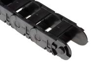 2500030550 Igus 2500, e-chain Black Cable Chain - Flexible Slot, W54 mm x D35mm, L1m, 55 mm Min. Bend Radius, Igumid GLW