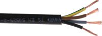 775-6148 RS PRO 3184Y 0.75 mm² 4 Core Power Cable, H05VV-F, Black PVC, 100m