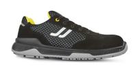 jaldata-ji234-44 Jallatte JALDATA SAS ESD Unisex Black/Grey Composite Toe Capped Safety Trainers, UK 10, EU 44
