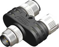 201-7234 RS PRO Right Angle 1 Pole M12 Socket to 2 Pole M12 Connector
