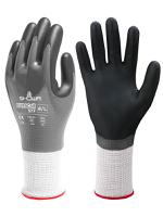 sho577 Showa 577 Grey High Performance Polyethylene, Polyester Work Gloves, Size 8, Nitrile Foam Coating