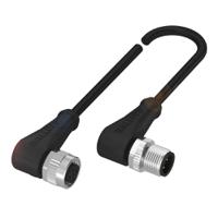 bcc03ak BALLUFF Female 4 way M12 to Male 4 way M12 Sensor Actuator Cable, 600 mm