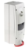 5673287-r Scame Switchable IP44 Industrial Interlock Socket 3P+N+E, Earthing Position 6h, 32A, 400 V