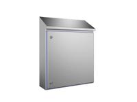 1310600 Rittal HD Series 304 Stainless Steel Wall Box, IP66, 650 mm x 610 mm x 210mm