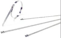 7tcg009410r0025-yls-79-200b Thomas & Betts Cable Ties, Roller Ball, 200mm x 7.9 mm, Metallic 316 Stainless Steel, Pk-100