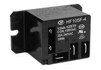 hf105f-4120a1zstf Hongfa Europe GMBH Flange Mount Power Relay, 120V ac Coil, 20A Switching Current, SPDT